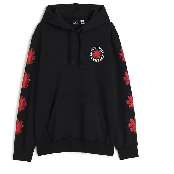 Red Hot Chili Peppers Asterisk Logo punk rock HM Official Hoodie L NWT - Picture 4 of 7